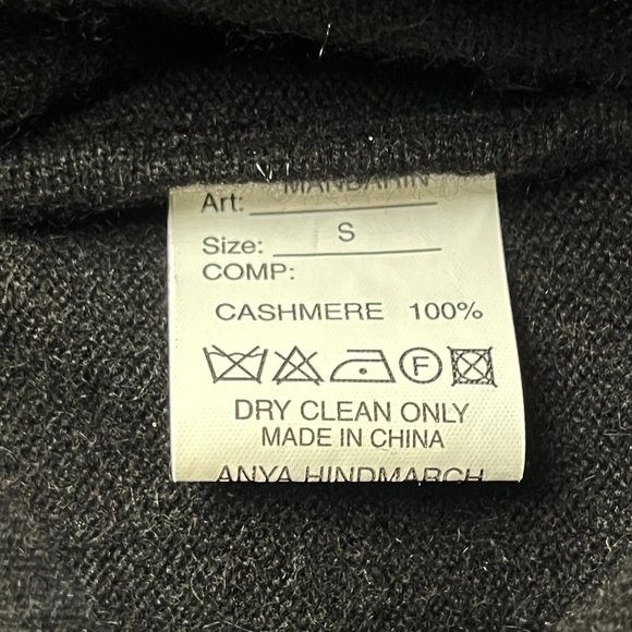 Anya Hindmarch Rio Bunnies Art Cashmere Sweater S - Picture 8 of 10